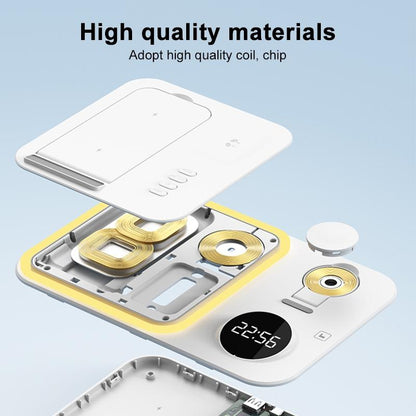 30W Wireless Charger Multifunctional - White