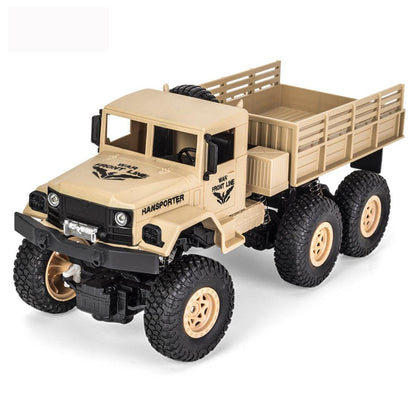 2.4ghz 4ch Rc Dongfeng 8 Six-wheeled Armor Truck Toy - Yellow