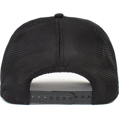 Goorin Brothers Baseball Trucker Cap Hat Snapback Godzilla Dinasaur Tyrant Monster - Black