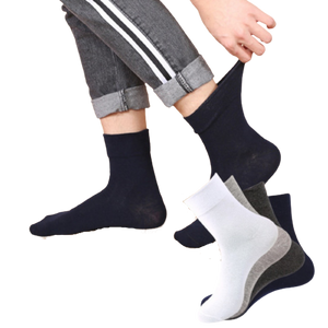 10x Pairs COTTON Rich LOOSE TOP SOCKS Medical Circulation Diabetic Comfort BULK -  -