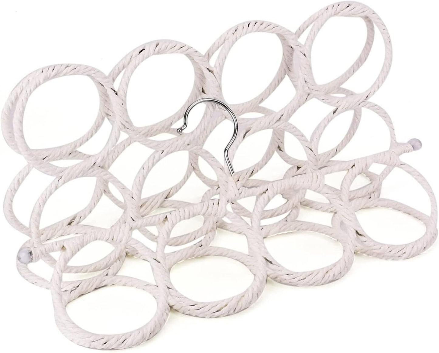 2x 24 Hole Scarf Hanger Holder Storage Tie Belt Scarf Organiser Space Saver