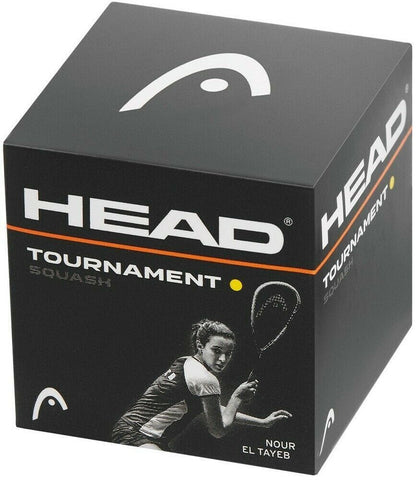 HEAD Tournament Squash Balls Advanced Training Competition Bulk Dozen - 12 Balls