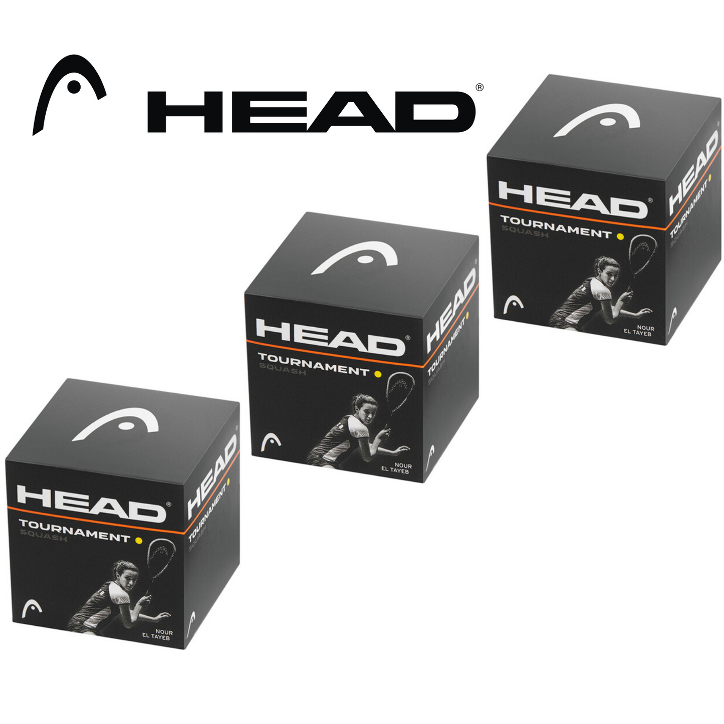 HEAD Tournament Squash Balls Advanced Training Competition - 3 Balls