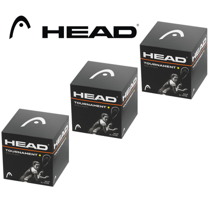 HEAD Tournament Squash Balls Advanced Training Competition - 3 Balls