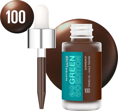 Maybelline Green Edition Superdrop Tinted Oil Foundation – Shade 100