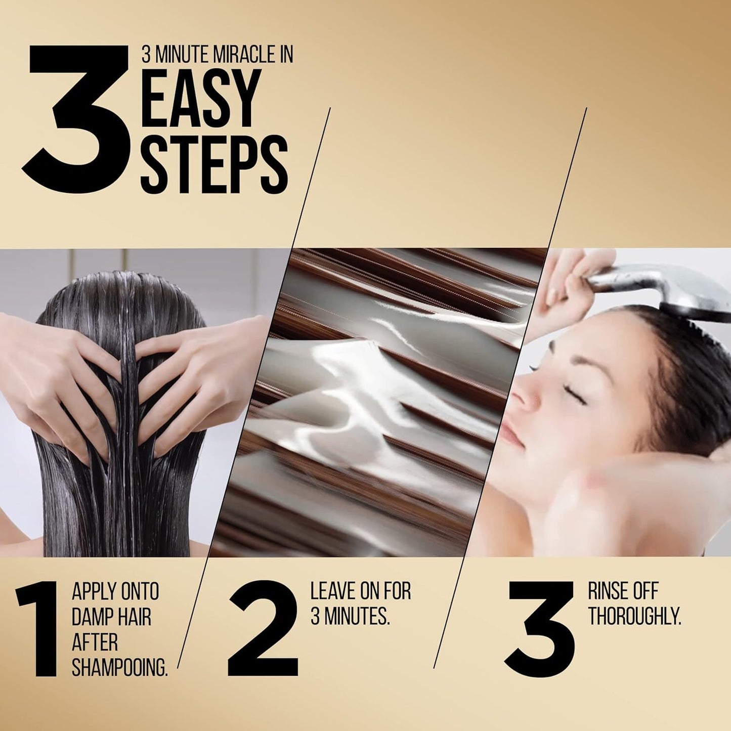 3x Pantene 400ml 3 Minute Miracle Colour w Oxiblock Intensive Conditioner