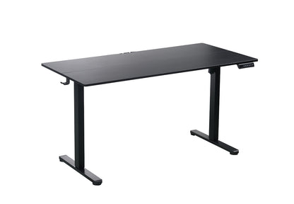 140 x 70cm Electric Standing Desk Height Adjustable Motorised Electric Sit Stand in Black