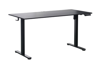 140 x 70cm Electric Standing Desk Height Adjustable Motorised Electric Sit Stand in Black