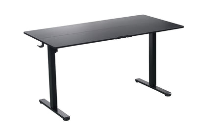 140 x 70cm Electric Standing Desk Height Adjustable Motorised Electric Sit Stand in Black