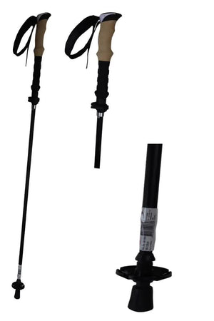 Telescopic Adjustable Hiking Pole Folding Walking Stick Adjustable Trekking 105cm - 125cm