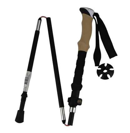 Telescopic Adjustable Hiking Pole Folding Walking Stick Adjustable Trekking 105cm - 125cm