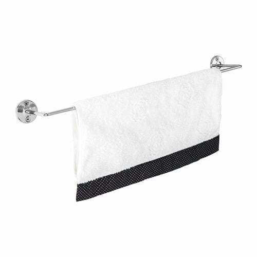 610mm Chrome Towel Rail Stainless Steel Holder Rack - Factory Direct Shop