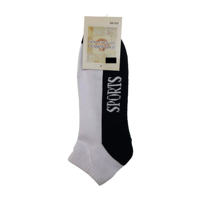 24x COTTON ANKLE SOCKS Sport Cushion Foot Low Cut Running - Assorted Colours Bulk - 2-8