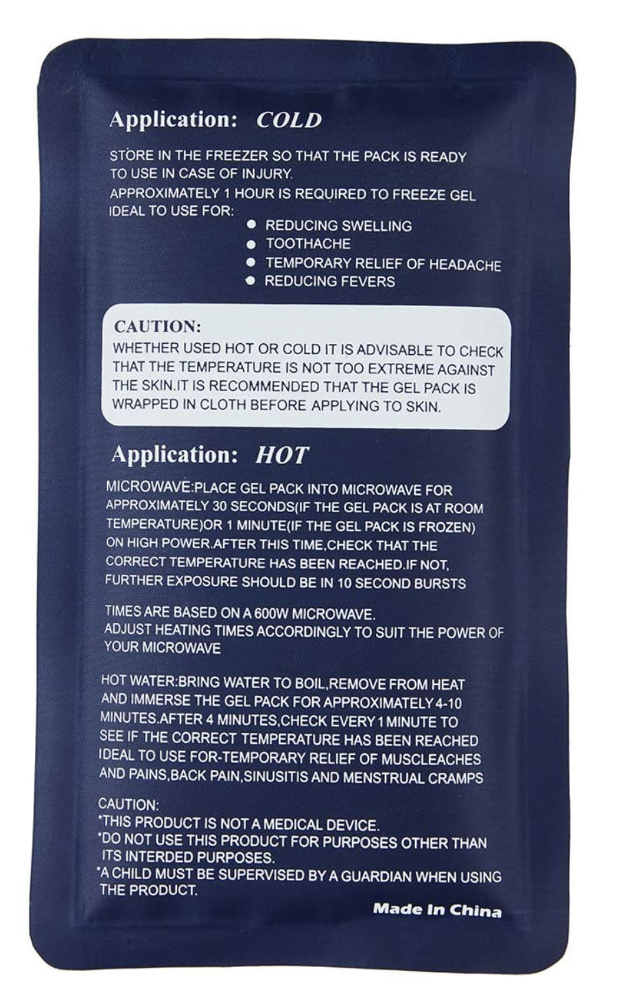 Hot and Cold Pack-2x Reusable