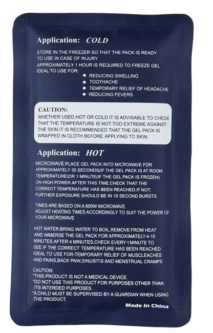 Hot and Cold Pack-2x Reusable
