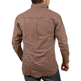 Mens FLANNELETTE SHIRT Check 100% COTTON Flannel Vintage Long Sleeve - 97 (Full Placket) - 3XL