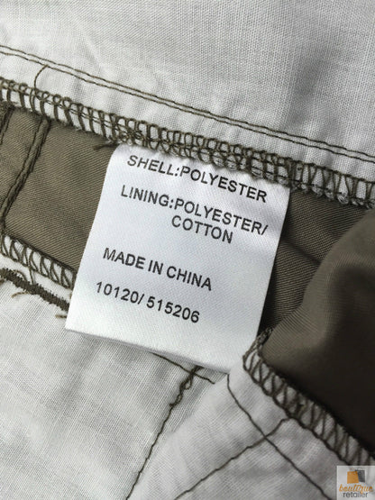 HUSKI Cargo Shorts Mens Cascade Microfibre Flexi Fit - Clay - 3XL (107cm Waist)