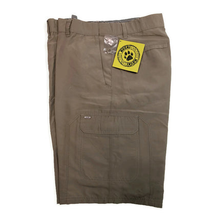 HUSKI Cargo Shorts Mens Cascade Microfibre Flexi Fit - Clay - 3XL (107cm Waist)