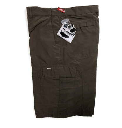 HUSKI Cargo Shorts Mens Cascade Microfibre Flexi Fit - Clay - 3XL (107cm Waist)
