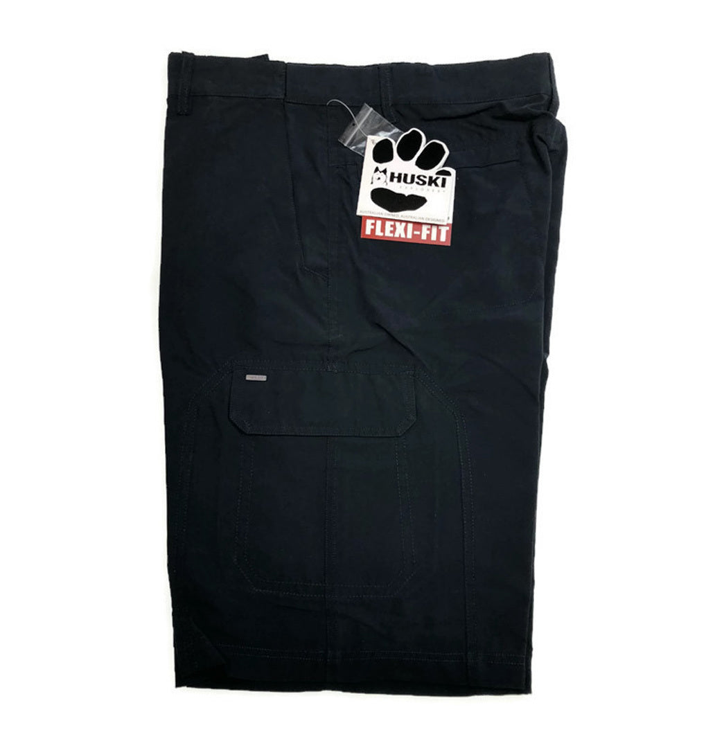 HUSKI Cargo Shorts Mens Cascade Microfibre Flexi Fit - Clay - 3XL (107cm Waist)