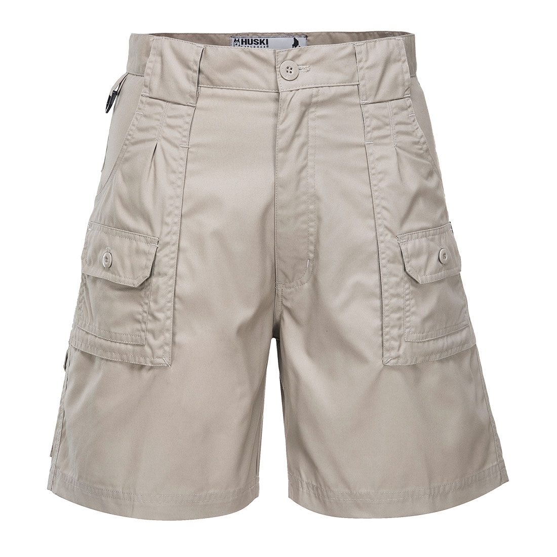 HUSKI Mens Cargo Shorts - Bone - 3XL (107cm Waist)