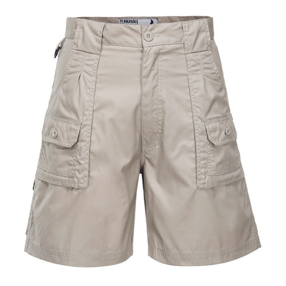 HUSKI Mens Cargo Shorts - Bone - 3XL (107cm Waist)
