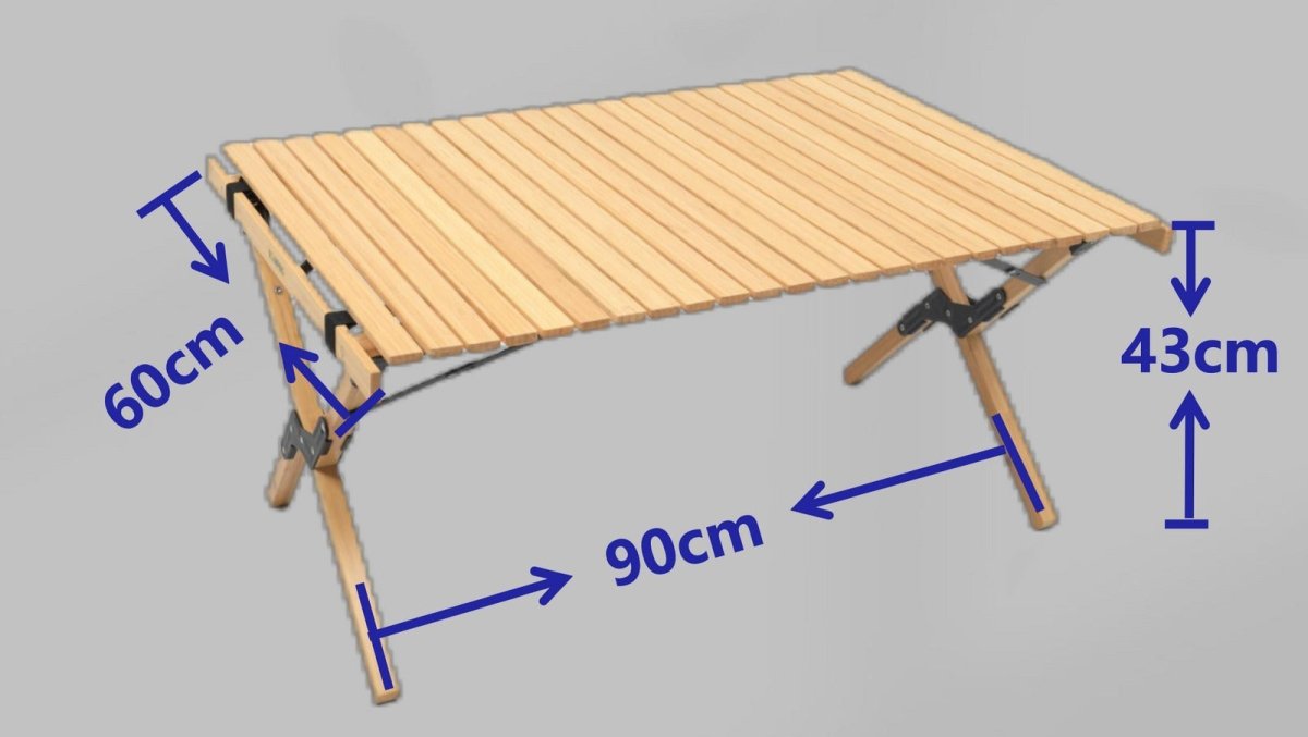 Chair & Table Set Bamboo Camping Folding Portable Outdoor Picnic Travel BBQ - Factory Direct Shop
