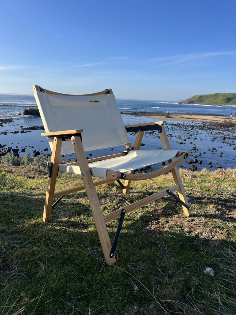 Chair & Table Set Bamboo Camping Folding Portable Outdoor Picnic Travel BBQ - Factory Direct Shop