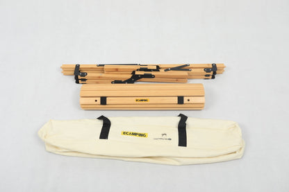 4 Chairs & 1 Table Set Bamboo Camping Folding Portable Outdoor Picnic Travel BBQ - Factory Direct Shop