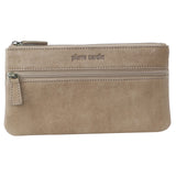 Pierre Cardin Ladies Womens Genuine Soft Leather Italian Wallet Purse - Taupe
