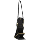 Pierre Cardin Ladies Leather Cross Body Bag/Wallet Bag/Clutch Wallet - Indigo