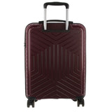 Pierre Cardin 53cm Cabin Hard-Shell Suitcase Travel Luggage Bag - Burgundy