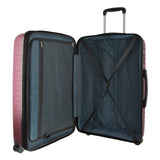 Pierre Cardin 76cm Large Hard-Shell Suitcase Travel Luggage Bag - Burgundy