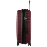 Pierre Cardin 76cm Large Hard-Shell Suitcase Travel Luggage Bag - Burgundy
