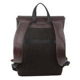 Pierre Cardin Premium Leather Backpack Travel Bag Satchel - Brown