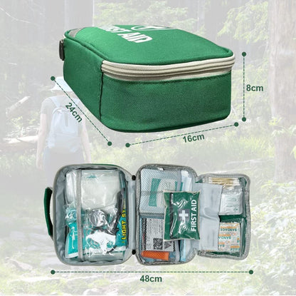 First Aid Kit 3x258pcs Premium Medical Travel Set 