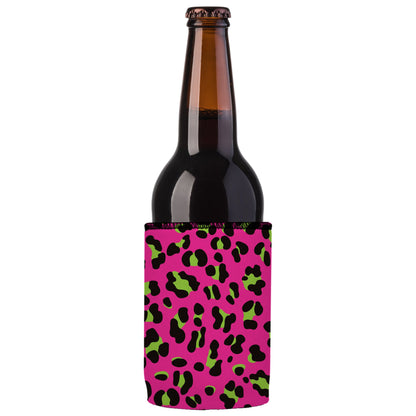 80s Leopard Print Stubby Cooler 2-Pack - Standard