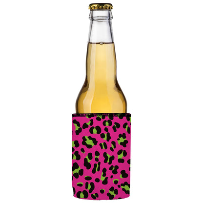 80s Leopard Print Stubby Cooler 2-Pack - Standard