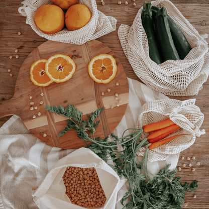 Farmer's Market Bundle | 6 Cotton Vegetable Bags