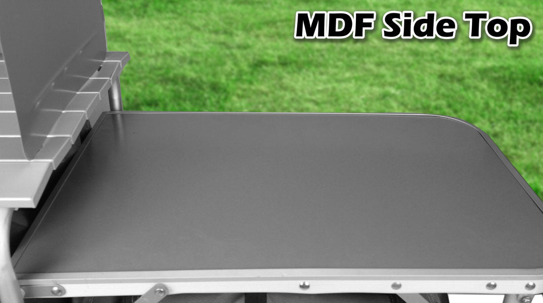 Camping Kitchen&nbsp; Deluxe Aluminium Foldable Camping Kitchen Picnic Cupboard Bench Table Windshield