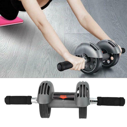 Exercise Wheel Double AB Roller Abs Abdominal Workout Fitness Gym with Knee Pad

Strengthen your core and tone your abs with our AB Roller Double Wheel. The double-wheel design provides a stable and smooth workout, while the included knee pad ensures comfort and support. Reach your fitness goals with this versatile and effective tool.