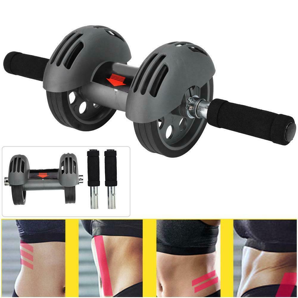 Exercise Wheel Double AB Roller Abs Abdominal Workout Fitness Gym with Knee Pad

Strengthen your core and tone your abs with our AB Roller Double Wheel. The double-wheel design provides a stable and smooth workout, while the included knee pad ensures comfort and support. Reach your fitness goals with this versatile and effective tool.