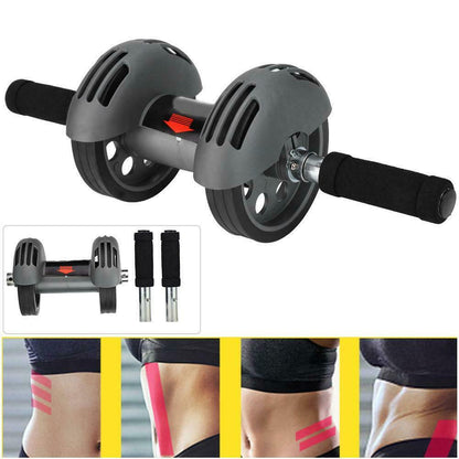 Exercise Wheel Double AB Roller Abs Abdominal Workout Fitness Gym with Knee Pad

Strengthen your core and tone your abs with our AB Roller Double Wheel. The double-wheel design provides a stable and smooth workout, while the included knee pad ensures comfort and support. Reach your fitness goals with this versatile and effective tool.