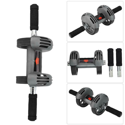 Exercise Wheel Double AB Roller Abs Abdominal Workout Fitness Gym with Knee Pad

Strengthen your core and tone your abs with our AB Roller Double Wheel. The double-wheel design provides a stable and smooth workout, while the included knee pad ensures comfort and support. Reach your fitness goals with this versatile and effective tool.