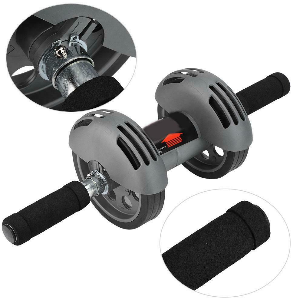 Exercise Wheel Double AB Roller Abs Abdominal Workout Fitness Gym with Knee Pad

Strengthen your core and tone your abs with our AB Roller Double Wheel. The double-wheel design provides a stable and smooth workout, while the included knee pad ensures comfort and support. Reach your fitness goals with this versatile and effective tool.