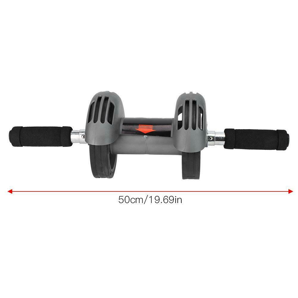 Exercise Wheel Double AB Roller Abs Abdominal Workout Fitness Gym with Knee Pad

Strengthen your core and tone your abs with our AB Roller Double Wheel. The double-wheel design provides a stable and smooth workout, while the included knee pad ensures comfort and support. Reach your fitness goals with this versatile and effective tool.