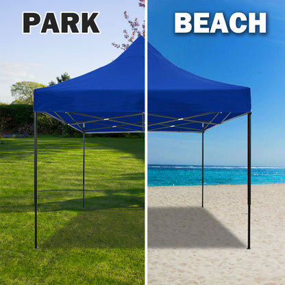 3x3m Pop Up Gazebo Outdoor-blue