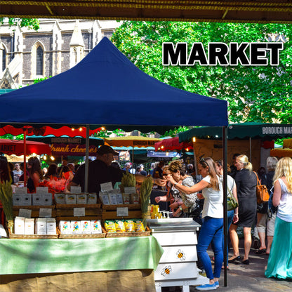 3x3m Pop Up Gazebo Outdoor-blue