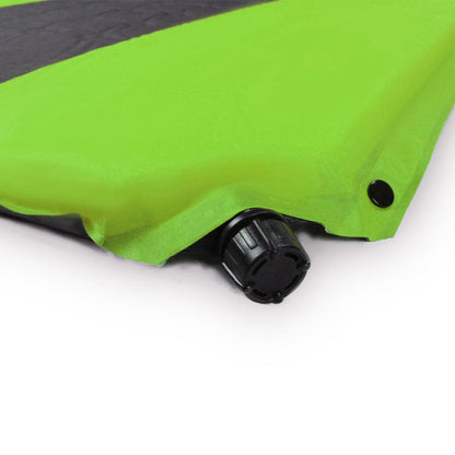 Self Inflating Mattress Sleeping Pad Mat Air Bed Camping Camp Hiking Joinable - green