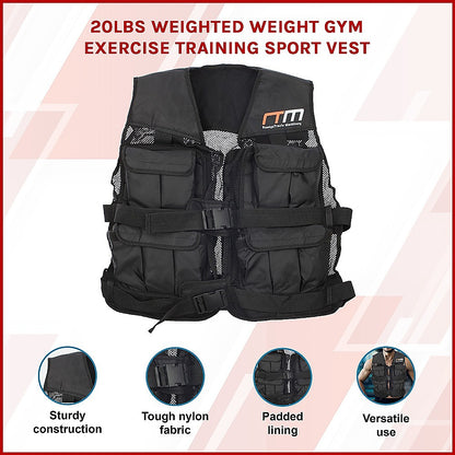 Weighted Vest - 20LBS